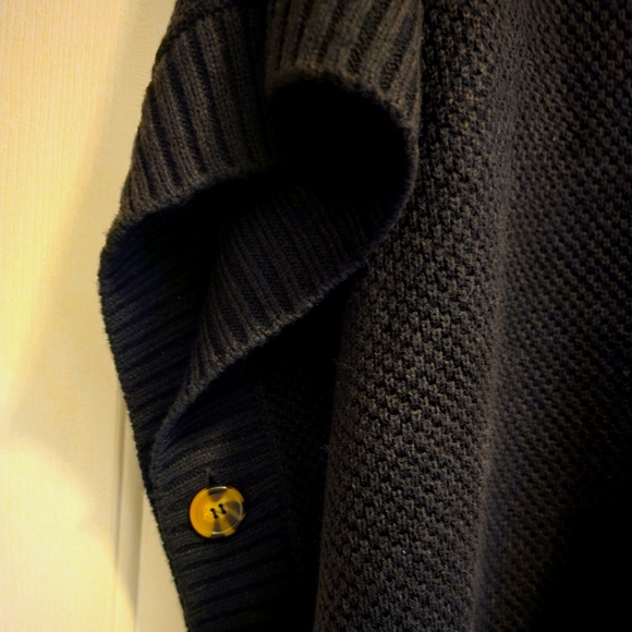 Loft Modern Turtleneck Sweater Ponsho - Picture 2 of 6